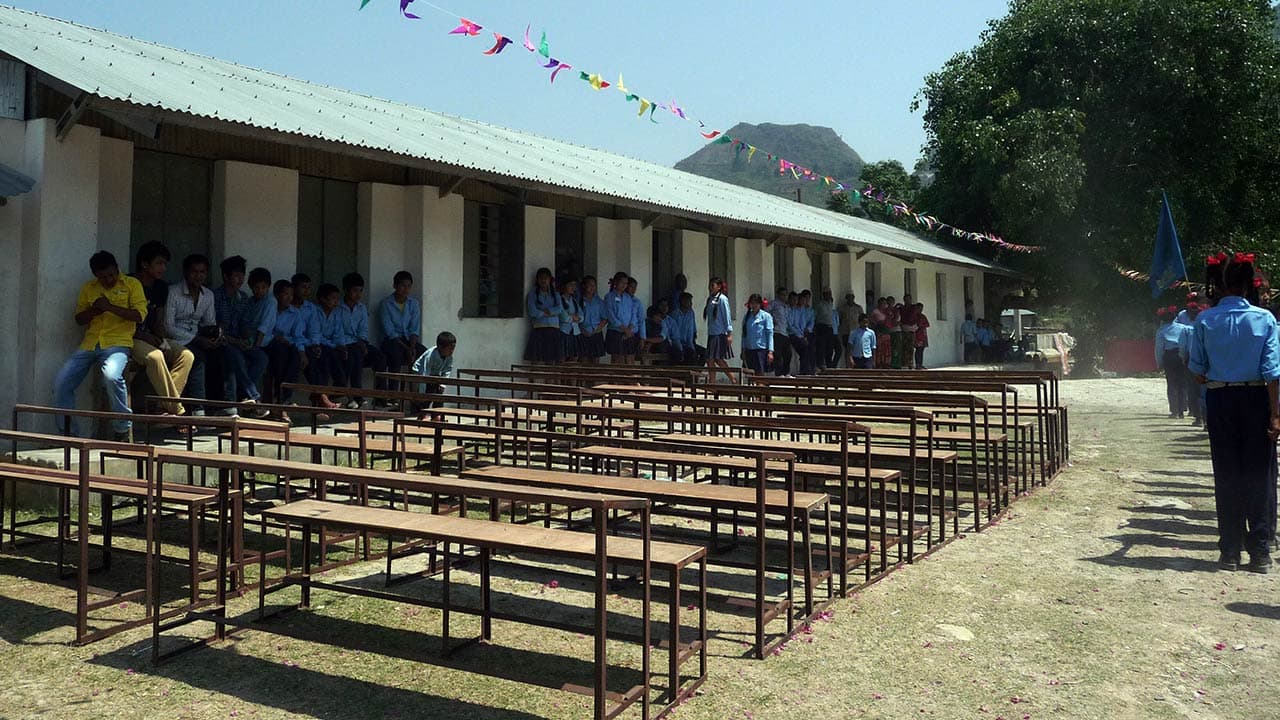 Furniture for Pitamber School, 2014