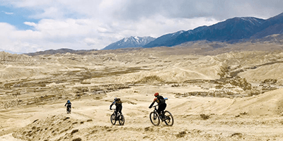 Upper Mustang mountain biking