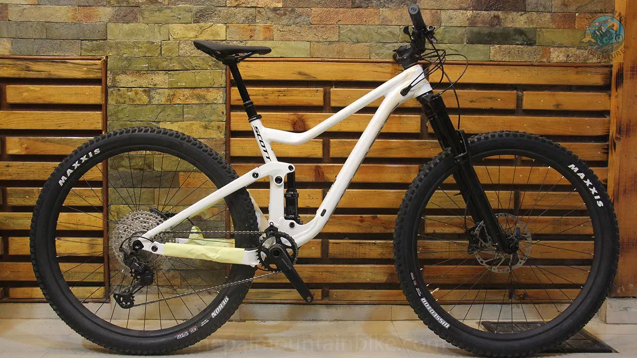 Scott genius mountain bike rental in Nepal.